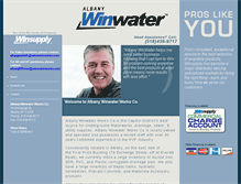 Tablet Screenshot of albanywinwaterworks.com